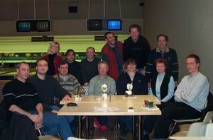 Bowlen met het werk