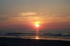 zonsondergang