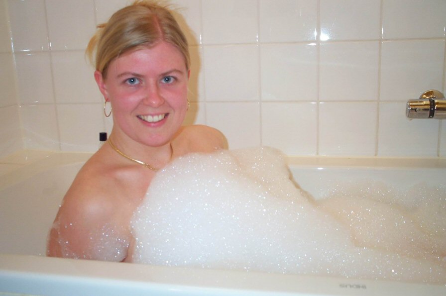 En na een dag stappen, doet er niks zoveel deugd als een goed bad met veeeeeeel schuim