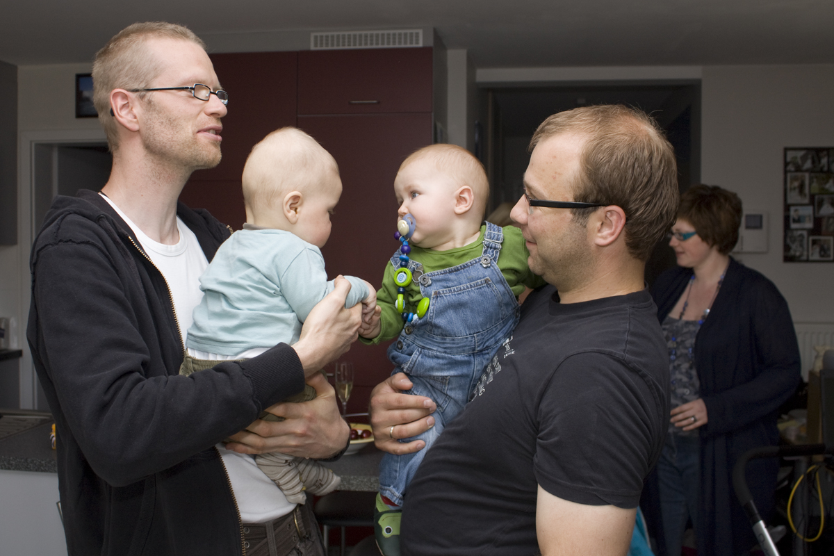 En papa Bart meets papa Joris