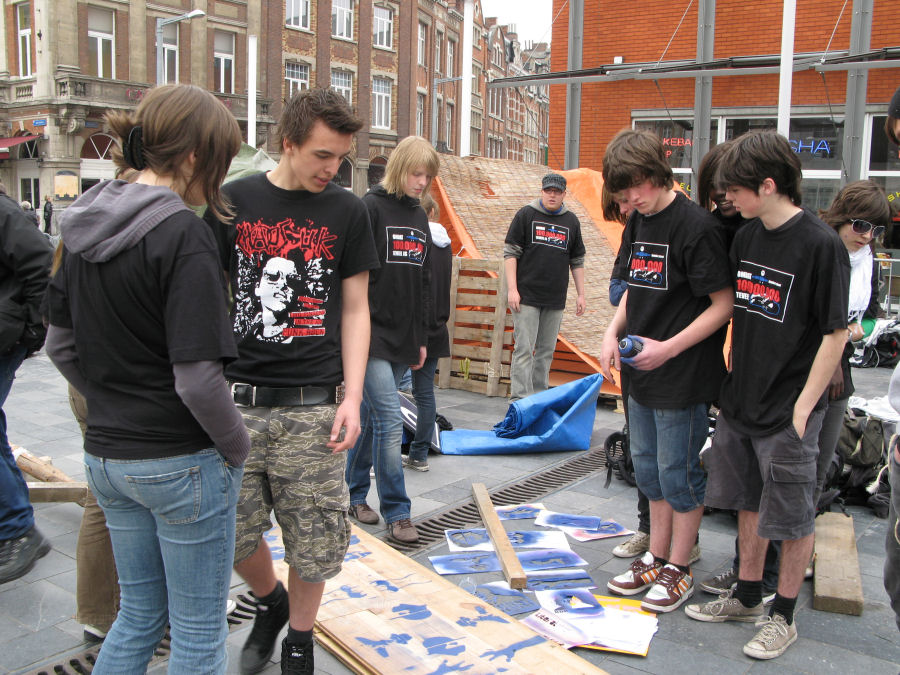 Blauwe vingers