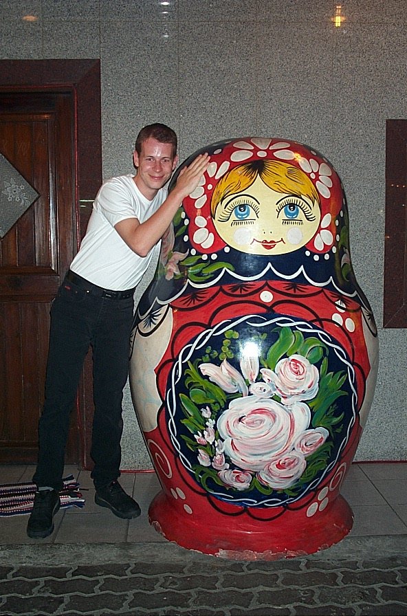 Een prettig weerzien voor Mark en zijn Matrushka
