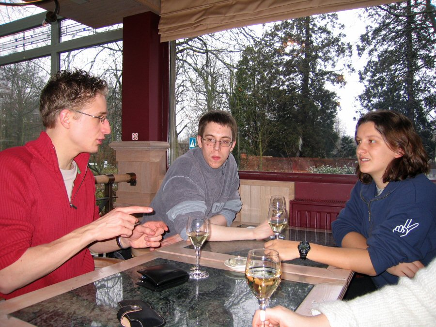Wouter, Sebastiaan en Els